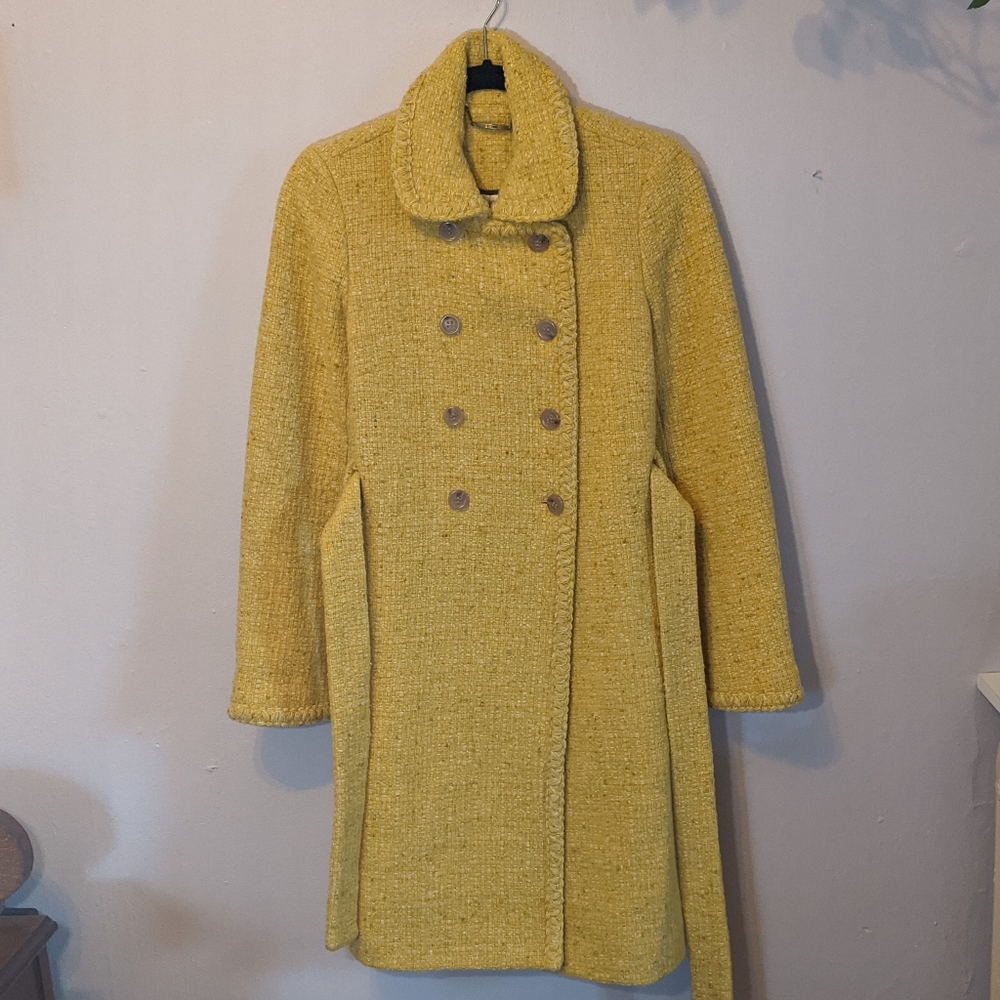 Vintage J Crew Wool Tweed Coat - Picture 5 of 13